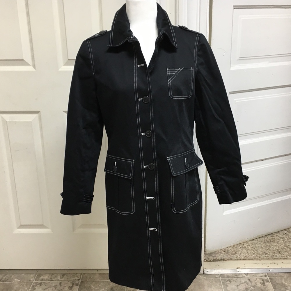 Lined Fall/Spring Navy Jacket - image 1